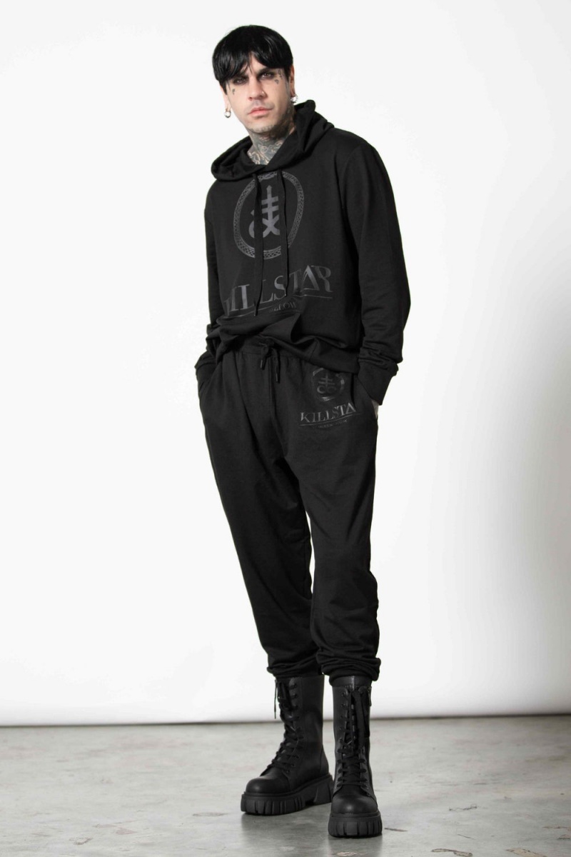 Killstar Be The Magic Sweatpants Negros | 83025-OKFV