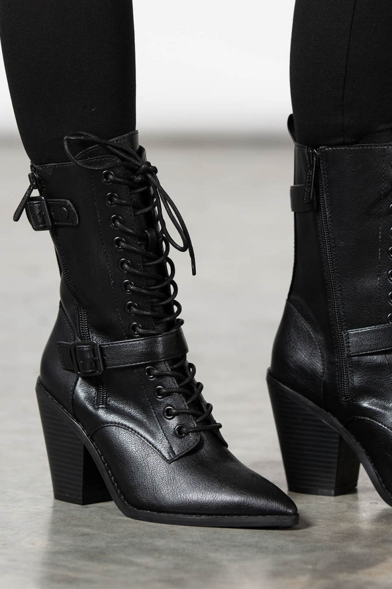Killstar Beatrix Boots Negros | 83290-NLFP