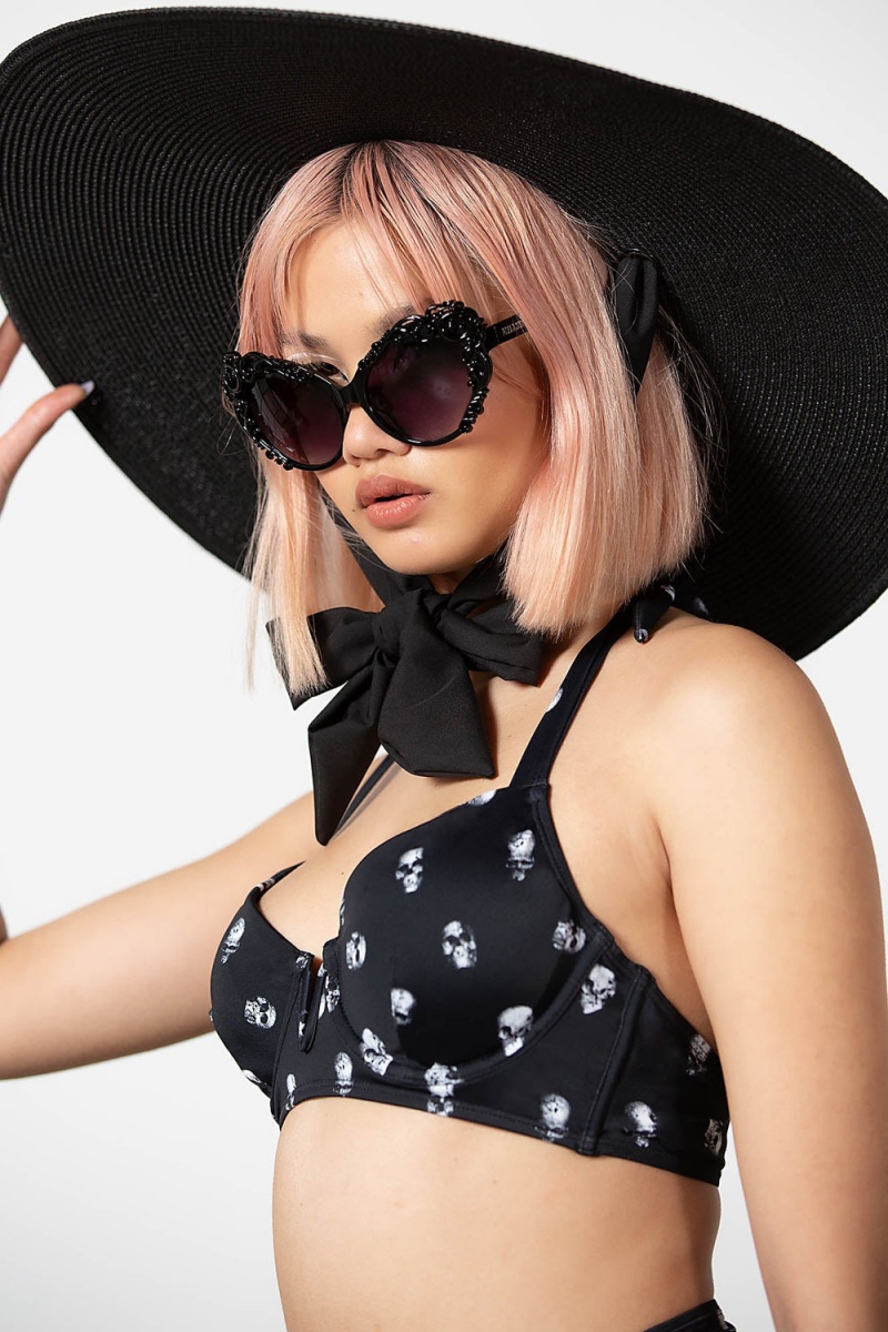 Killstar Beyond The Veil Sunhat Negros | 15649-FMXK