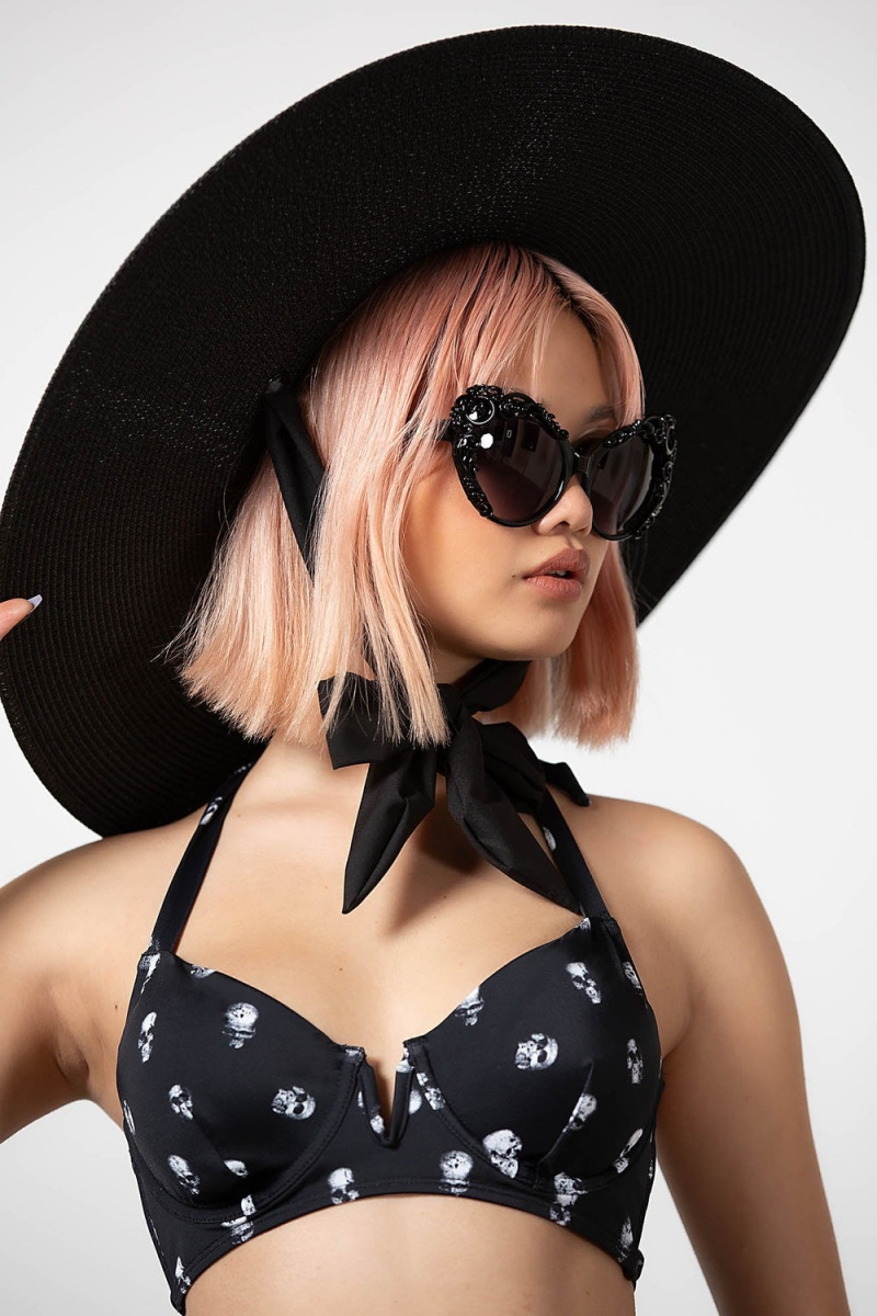 Killstar Beyond The Veil Sunhat Negros | 15649-FMXK
