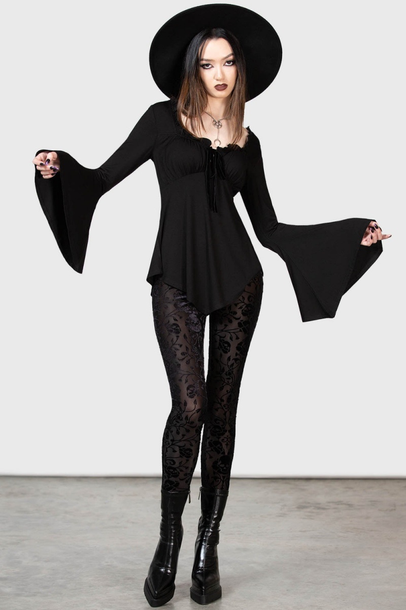 Killstar Birch Top Negros | 46182-BLQN