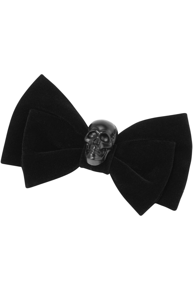 Killstar Bow Down Barrette Negros | 18574-YUQO