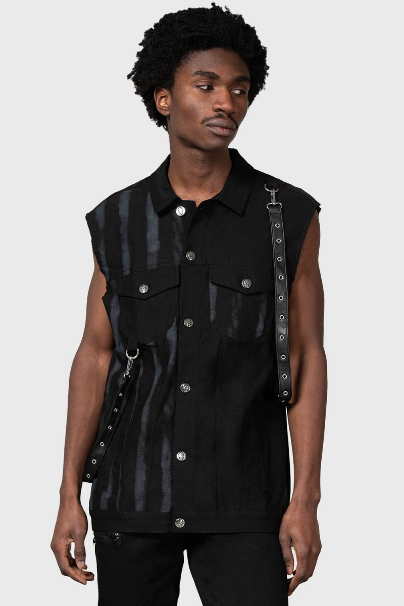 Killstar Carnevil Vest Negros | 57694-PDWN