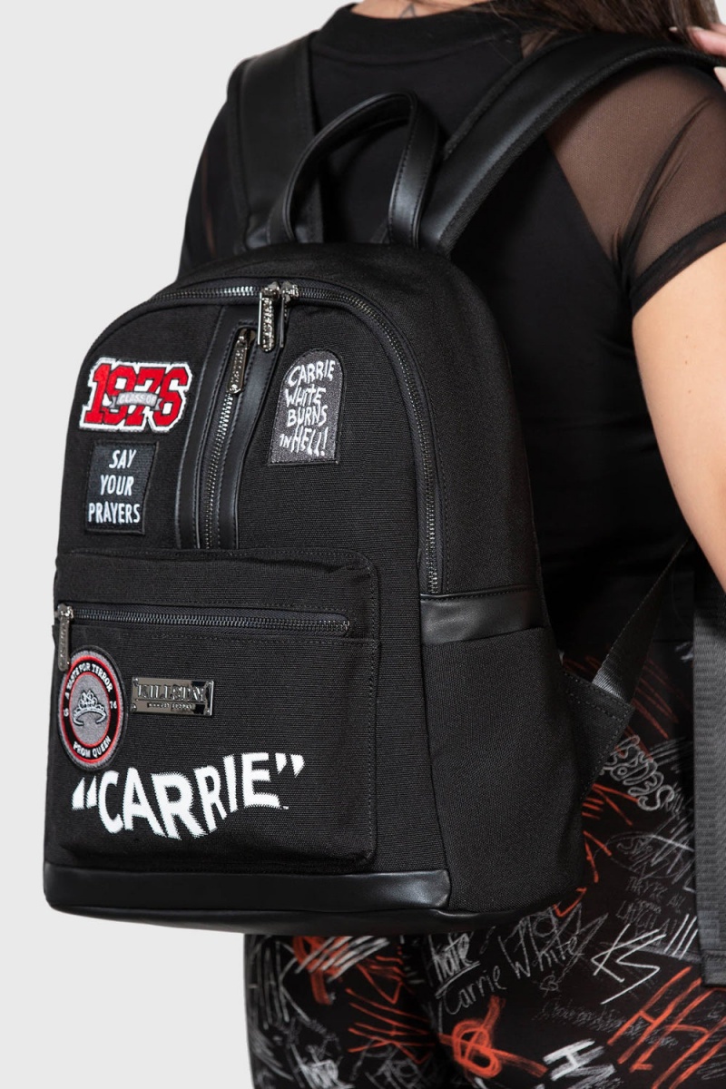 Killstar Carrie Backpack Negros | 62439-ALPT