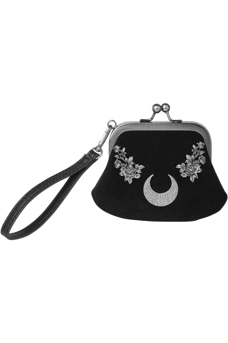 Killstar Celestial Coin Purse Negros | 50698-ZWYC