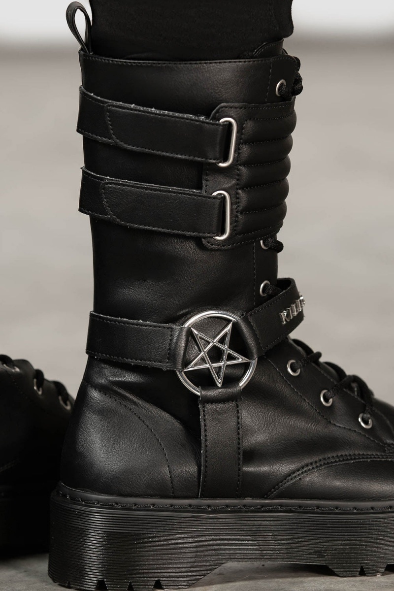 Killstar Corrosion Boots Negros | 27389-UOEL