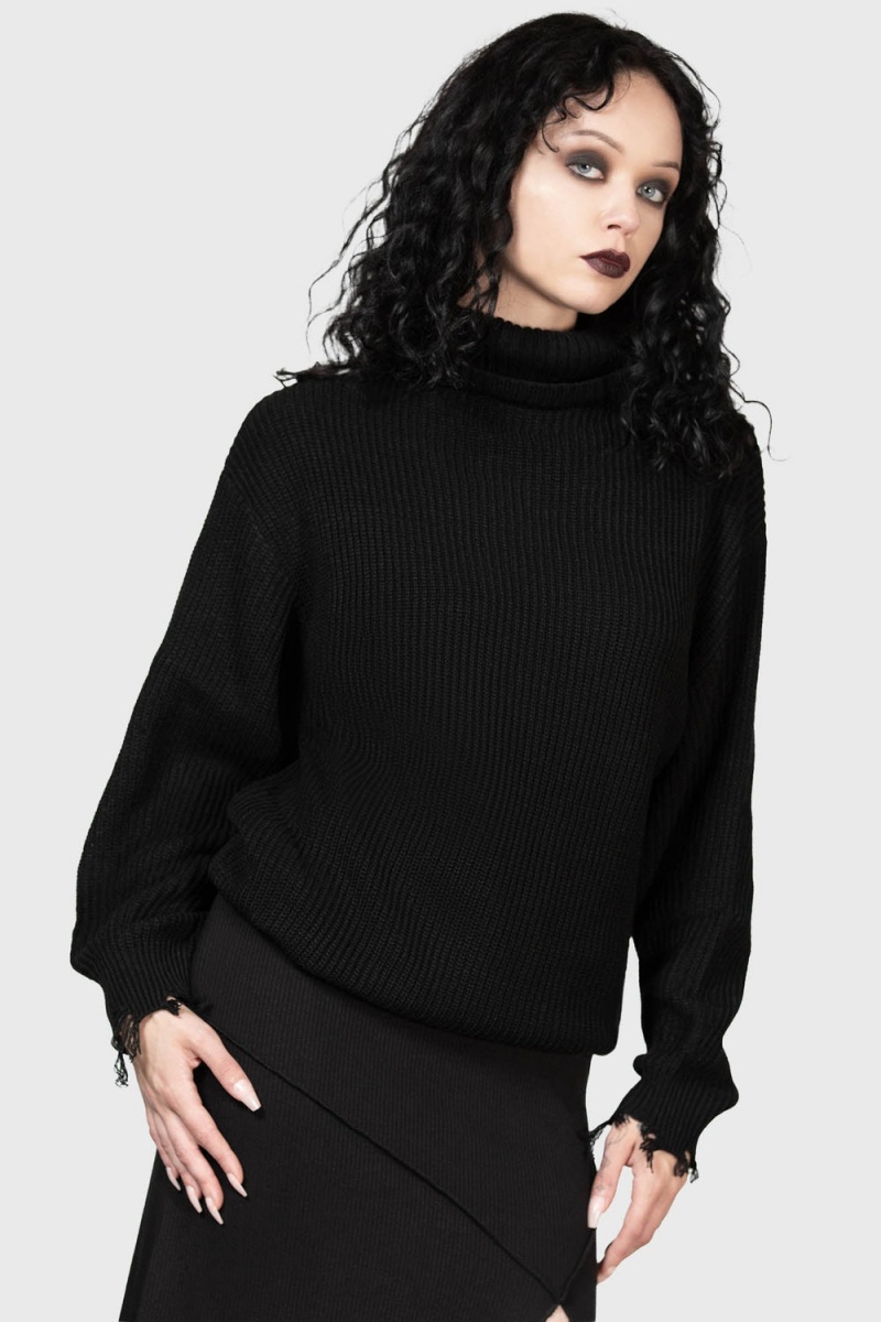 Killstar Corvus Sueter Negros | 59048-BDOR