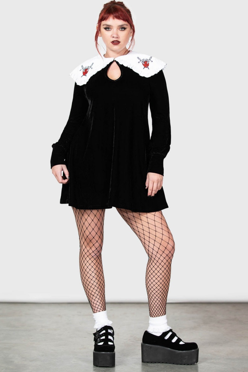 Killstar Courtney Vestido Negros | 73120-KPMS
