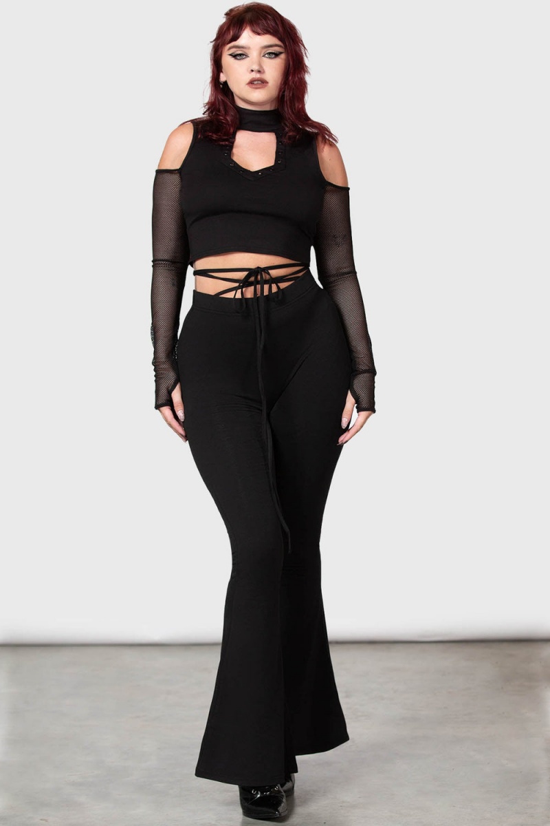 Killstar Creep Dawn Flares Negros | 96704-VKXL