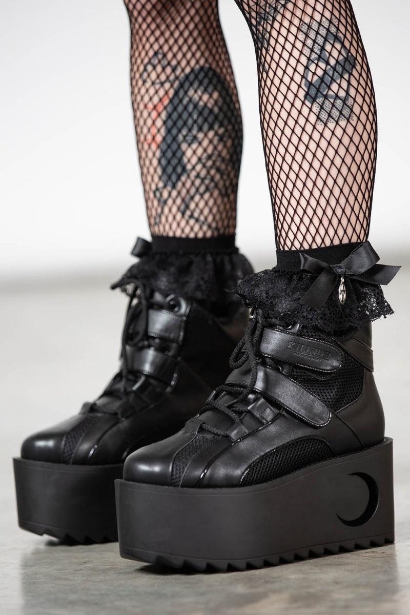 Killstar Crescent Night Plataforma Trainers [B] Negros | 93804-GCKH