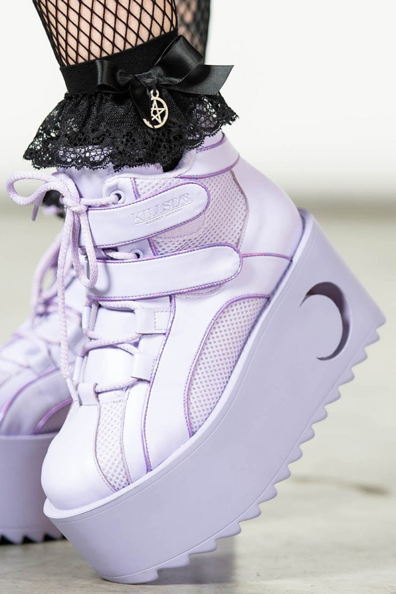 Killstar Crescent Night Plataforma Trainers [LILAC] Lilac | 26058-UFWD
