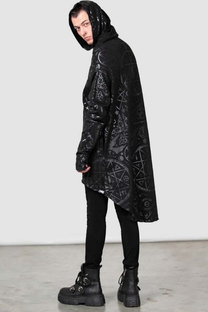 Killstar Cult Ritual Hoodie [B] Negros | 69245-SBQE