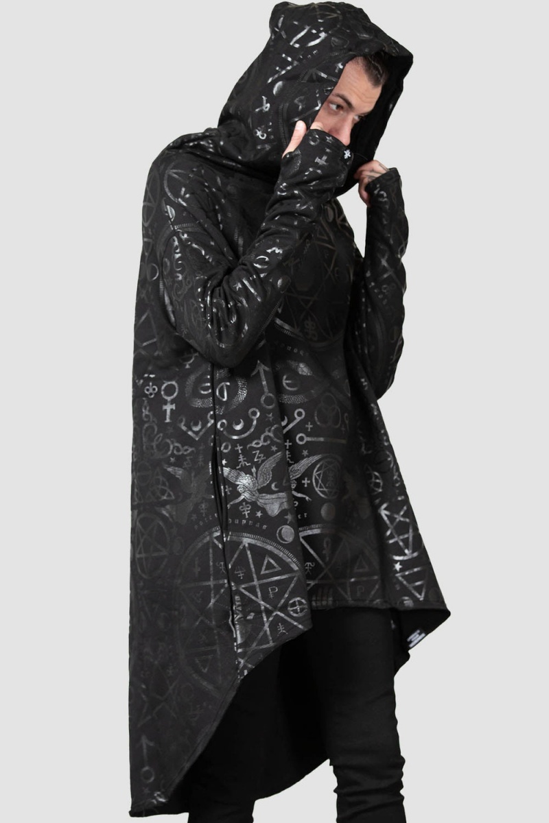 Killstar Cult Ritual Hoodie [B] Negros | 69245-SBQE