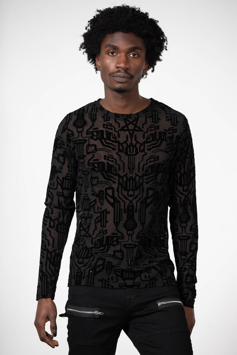 Killstar Cyborg Mesh Top Negros | 86950-IJOT