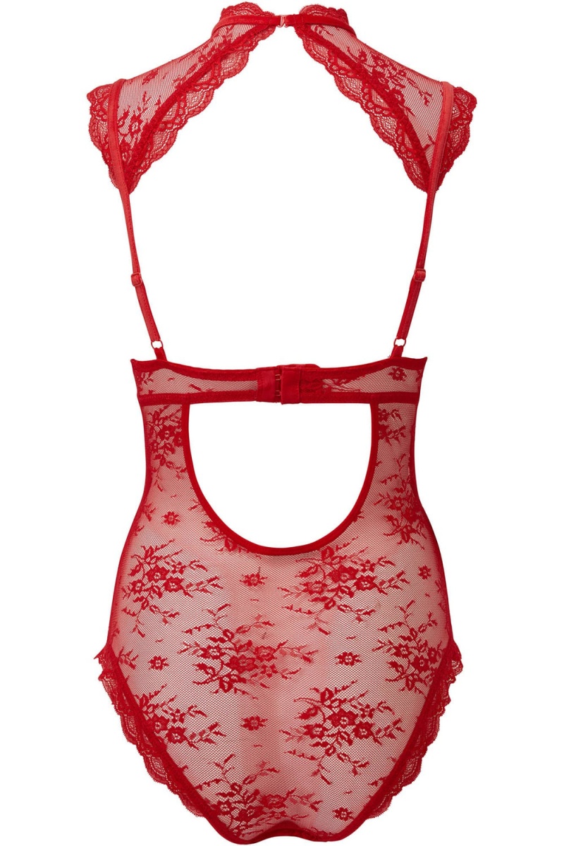 Killstar Dark Desire Encaje Bodysuit [SCARLET] Rojos | 51489-TDZL