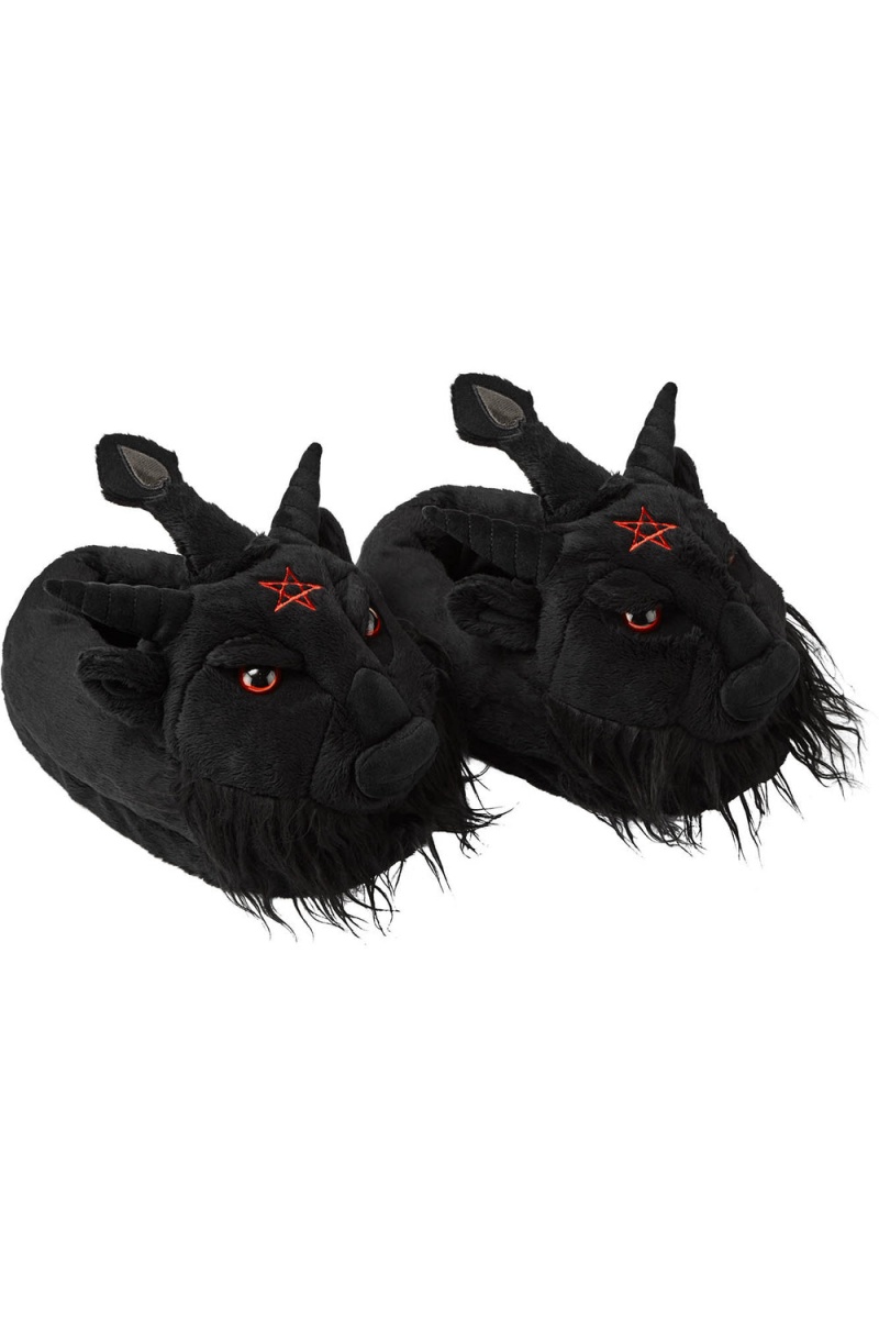 Killstar Dark Lord Slippers Negros | 21963-KTGO