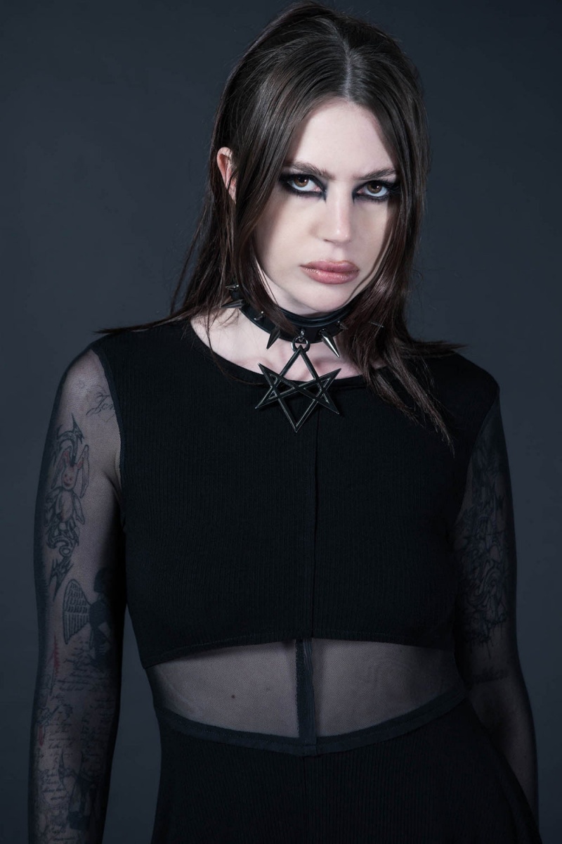 Killstar Darkstar Choker Negros | 76804-CZUI