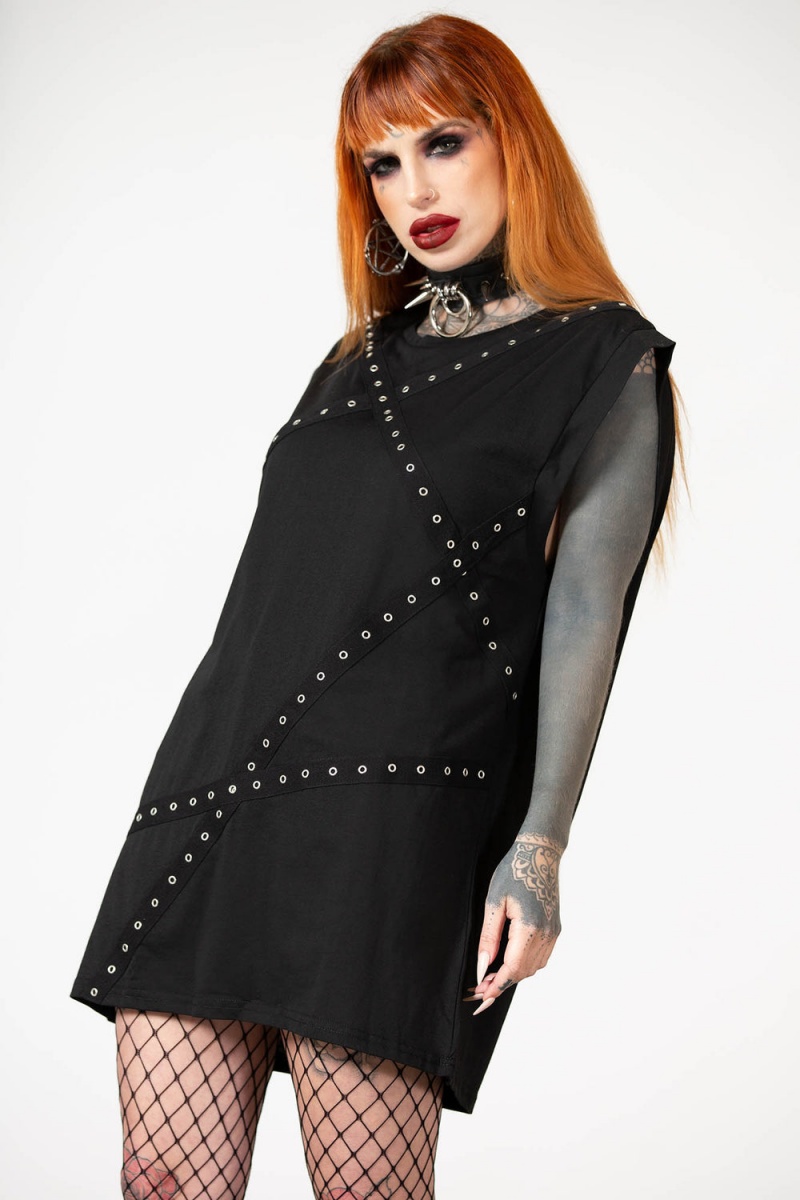 Killstar Dead Punch Vest Negros | 91845-DHBW