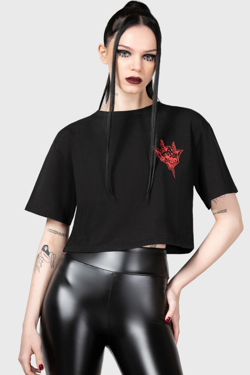 Killstar Deamon Ghoul Top Negros | 48726-STBV