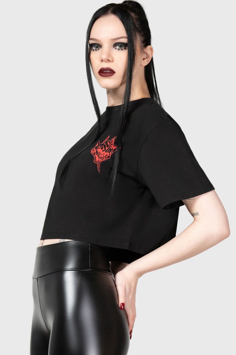 Killstar Deamon Ghoul Top Negros | 48726-STBV