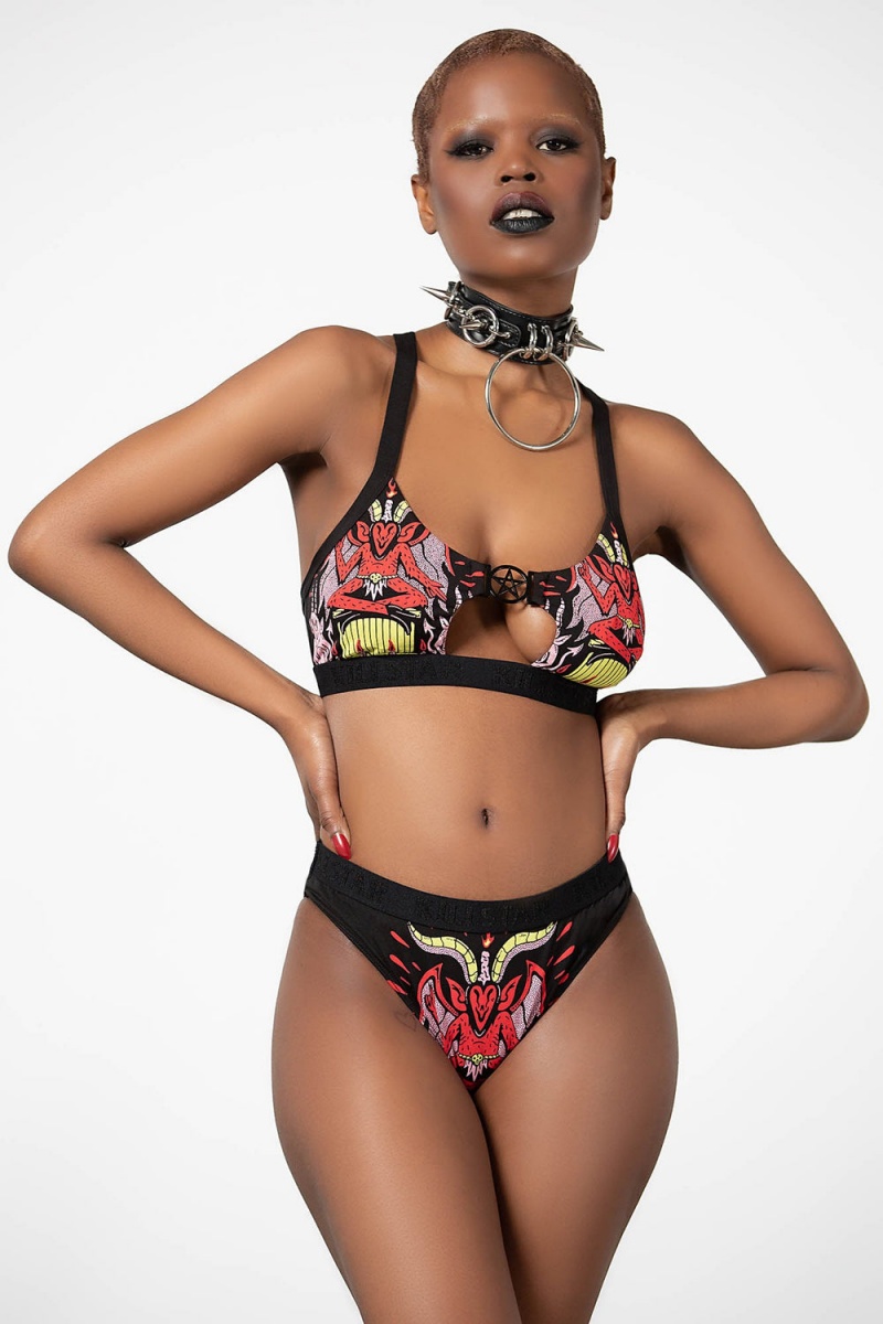 Killstar Devil Incarnate Bralet Negros | 06234-TNWL