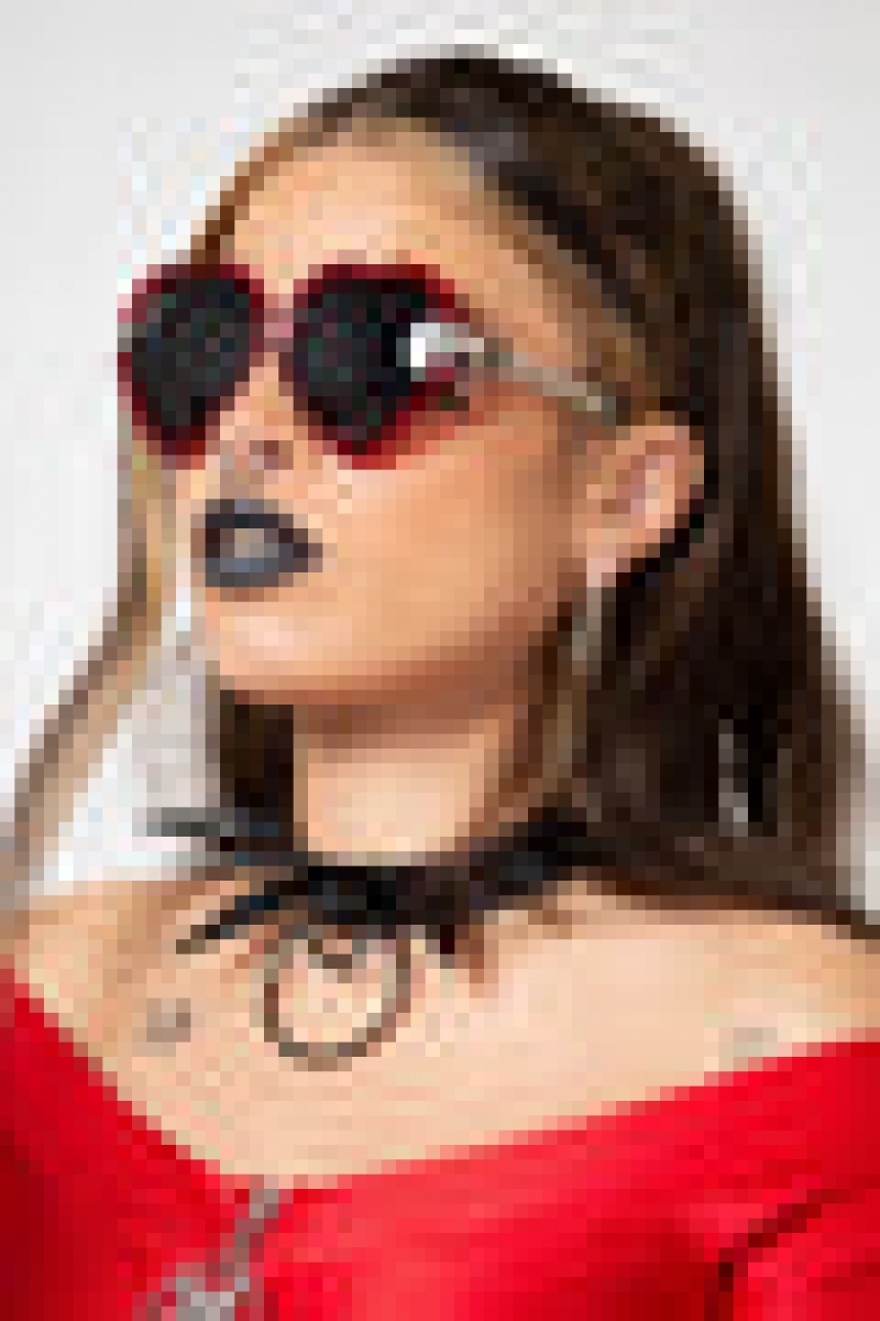 Killstar Disco Enfer Sunglasses [SCARLET] Rojos | 45370-HWTB