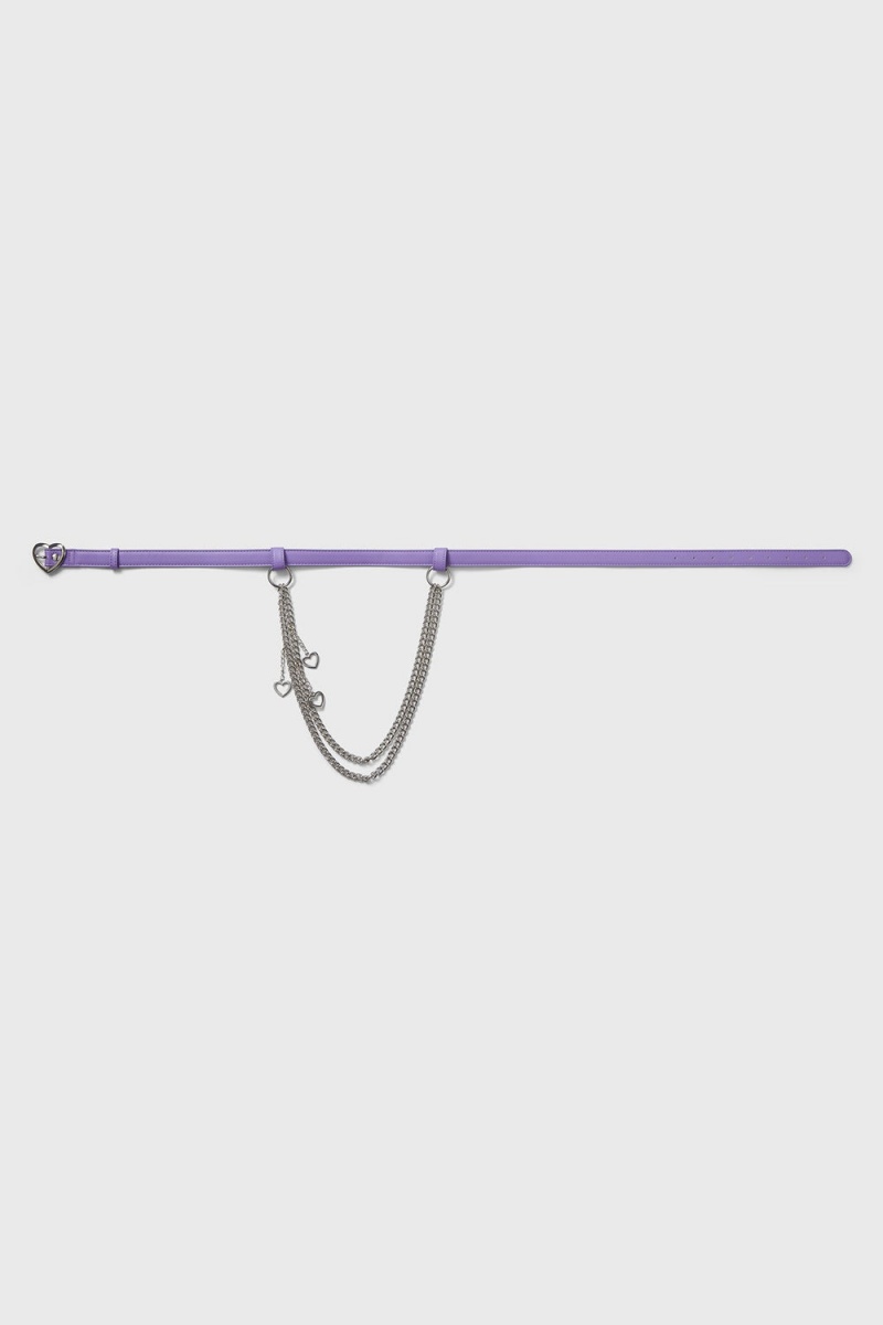 Killstar Dollis Chain Belt Lilac | 03274-FLMX