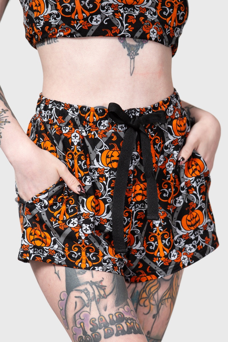 Killstar Dozing Shorts Negros | 25079-TPJN