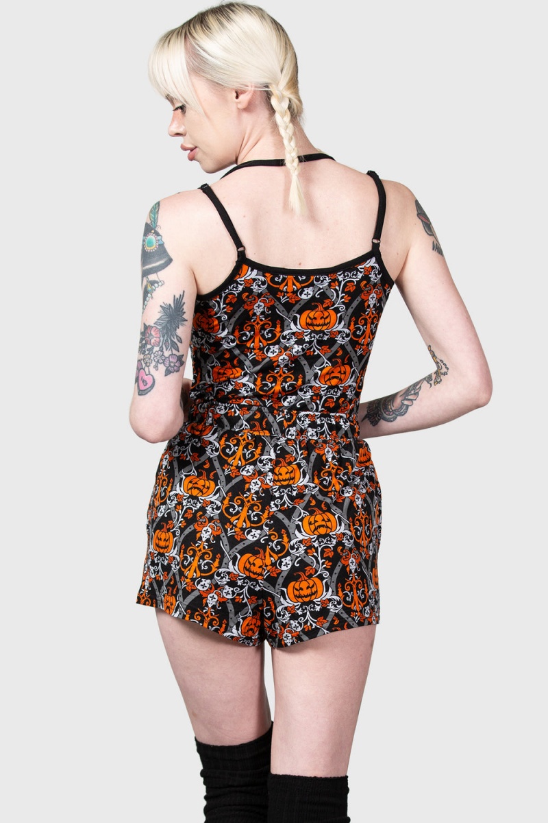 Killstar Dozing Shorts Negros | 57386-BXHT