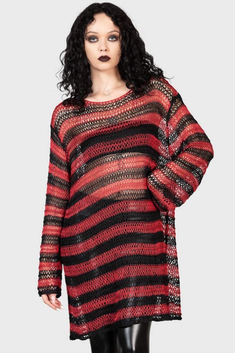 Killstar Dracul Sueter Rojos | 15367-YEMN