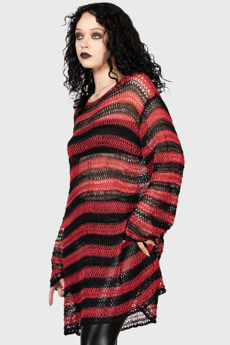 Killstar Dracul Sueter Rojos | 20467-UWPY