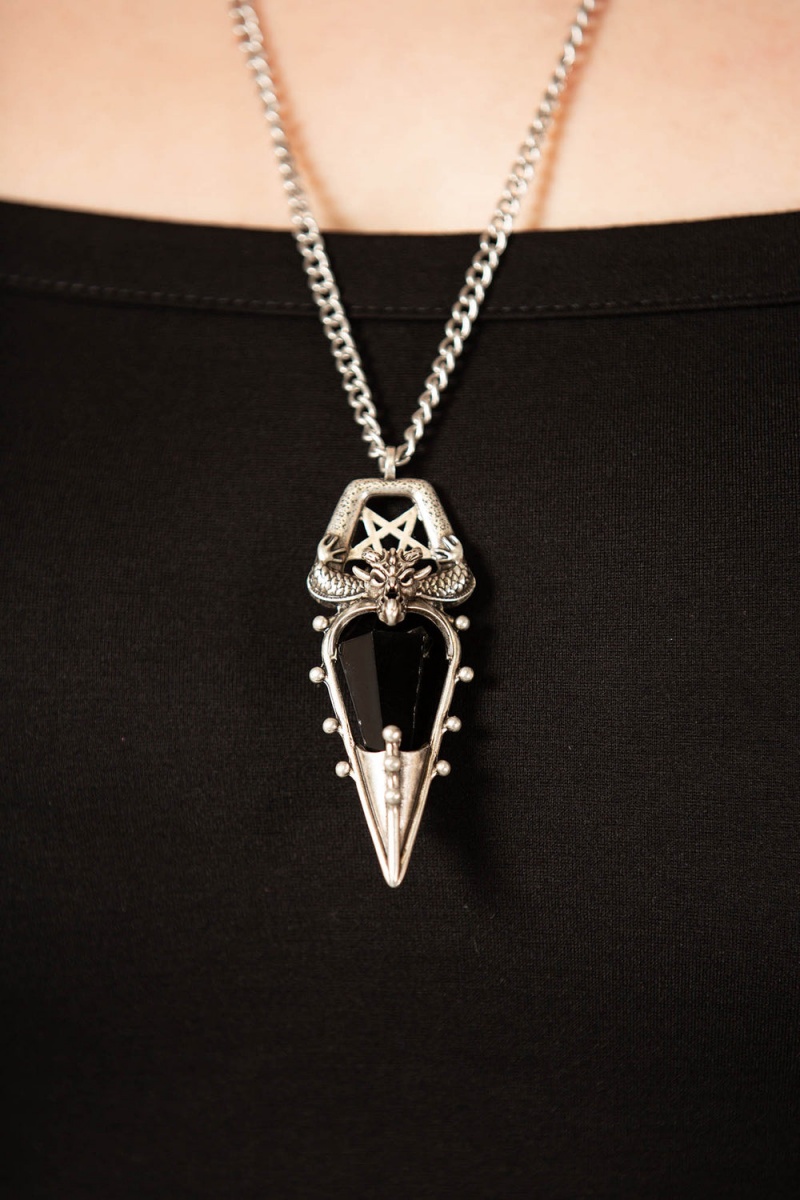 Killstar Drogonight Necklace Plateados | 45078-JXOA