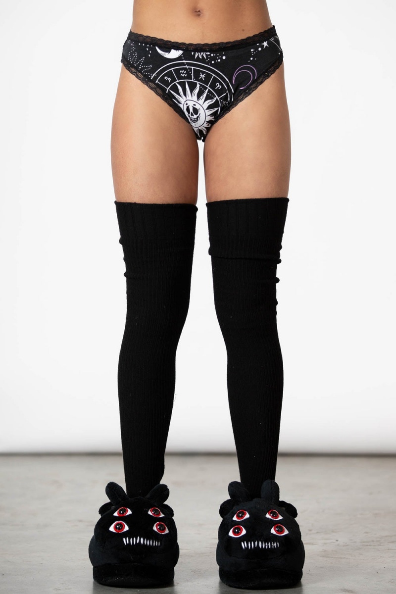 Killstar Eclipse Encaje Panty Negros | 71694-PGCS