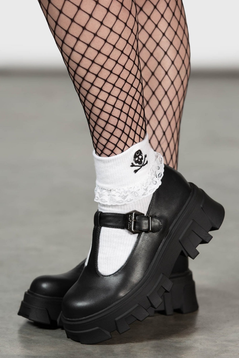 Killstar Eclipse Mary Janes Negros | 27851-EKVG