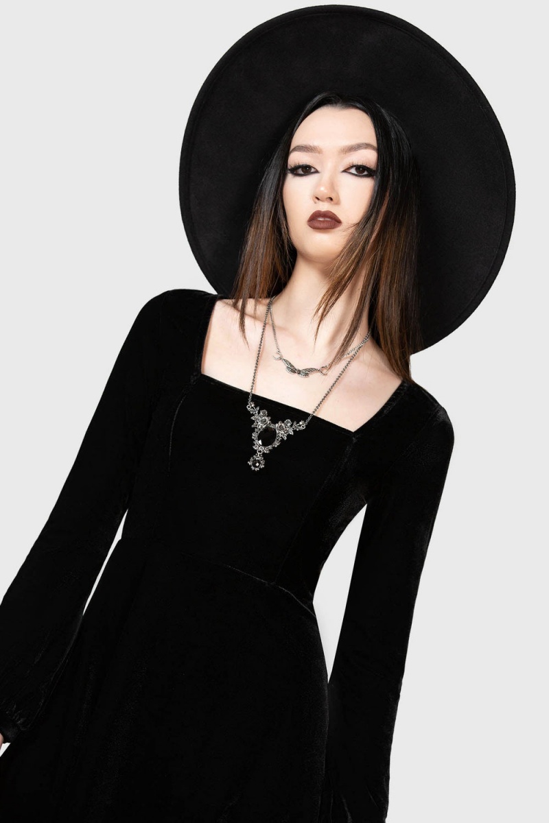 Killstar Eternity Thorn Necklace Plateados | 71429-VDLT