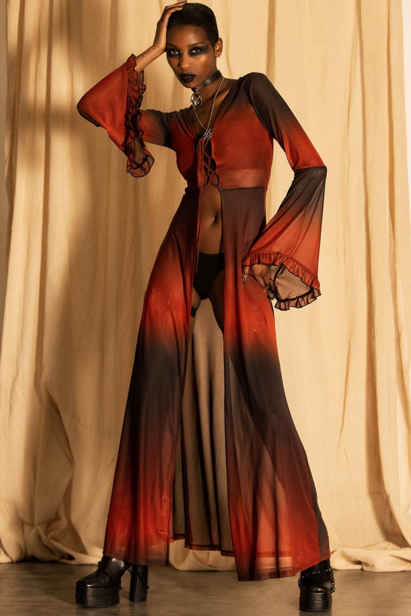 Killstar Everlasting Cold Cape Rojos | 10763-LCUG