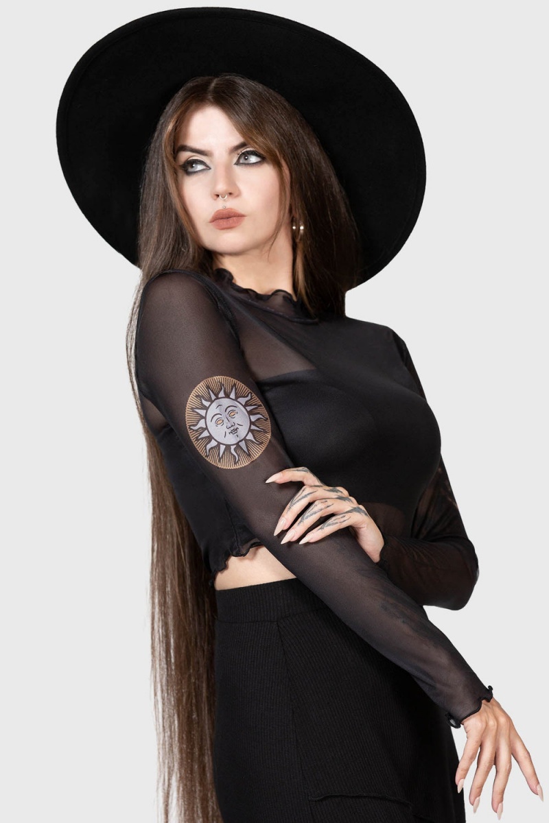Killstar Evil Sun Top Negros | 49361-NODS