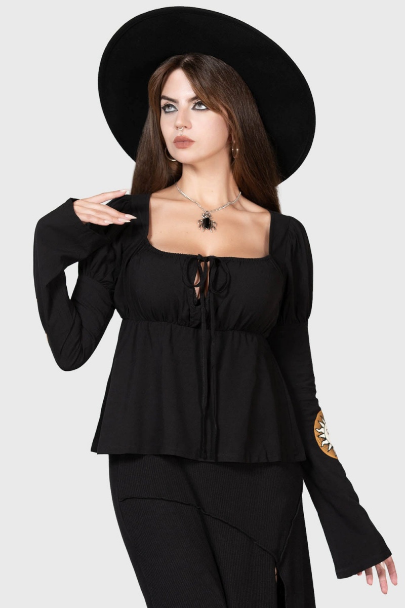 Killstar Evil's Harvest Top Negros | 26013-PQEI