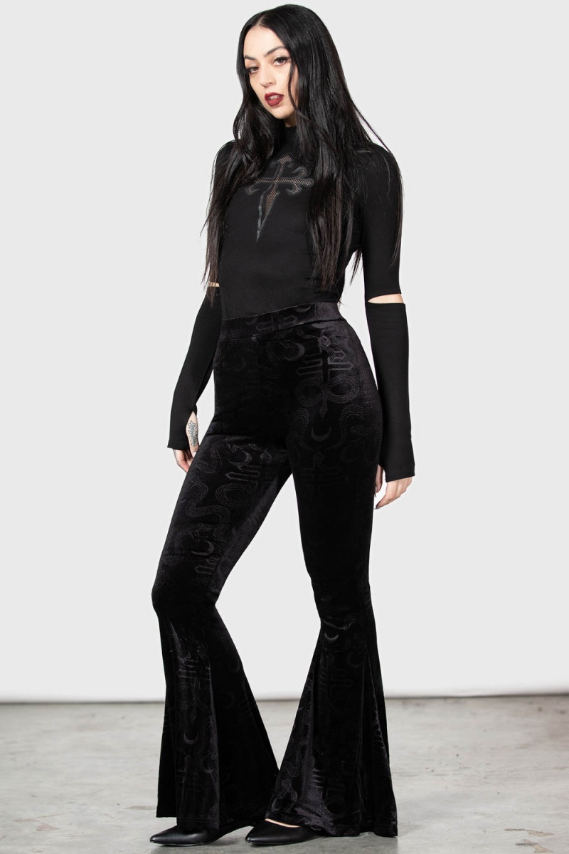 Killstar Fang Flares Negros | 47158-YRKO