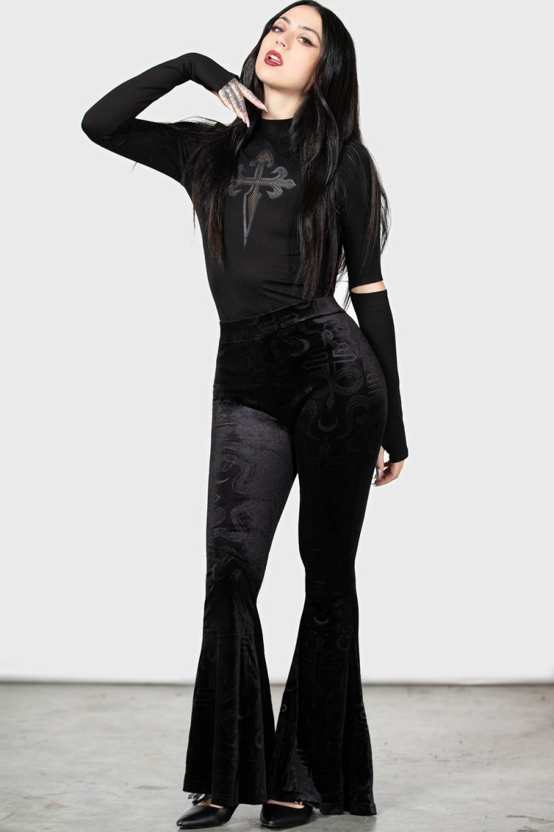 Killstar Fang Flares Negros | 47158-YRKO