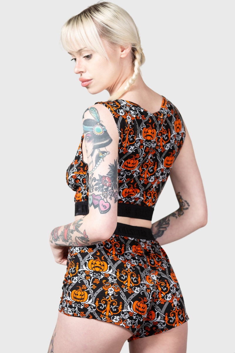 Killstar Fascinate Shorts Negros | 93164-XGZF