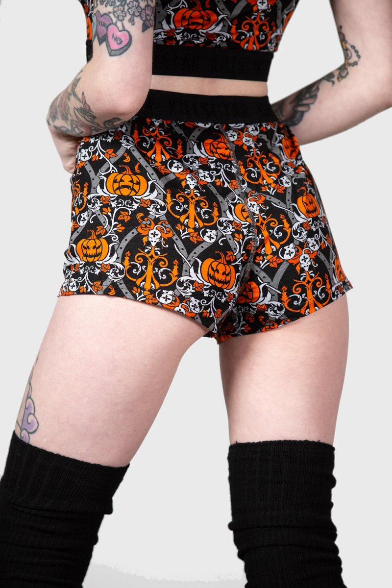 Killstar Fascinate Shorts Negros | 93164-XGZF
