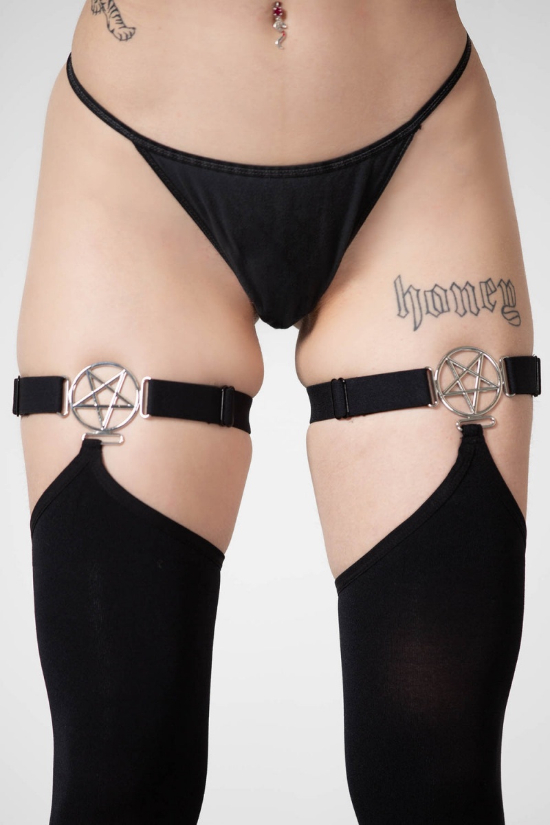 Killstar Fiendish Stockings Negros | 03741-VNDT
