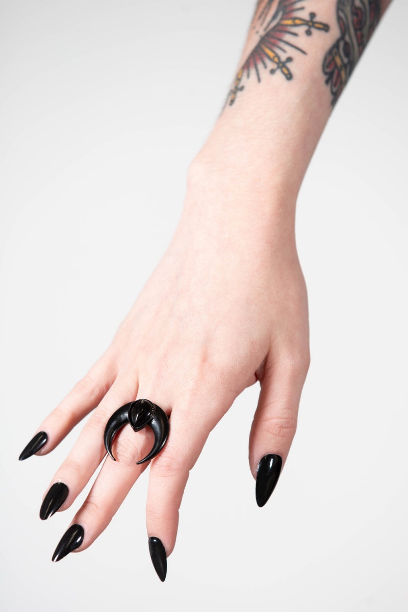 Killstar Forest Moon Ring Negros | 52418-TKOW