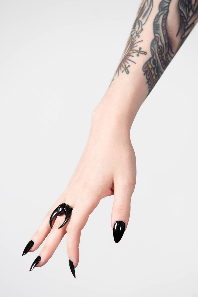 Killstar Forest Moon Ring Negros | 52418-TKOW