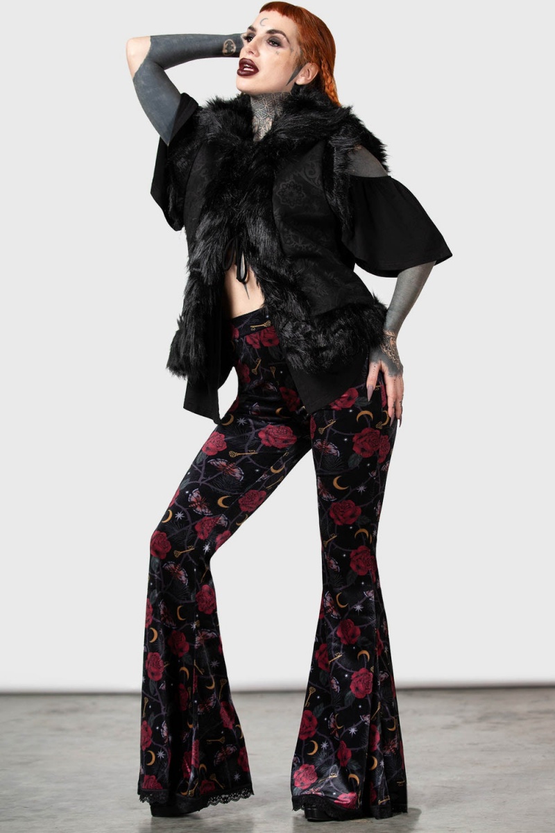 Killstar Glinda Flares Negros | 85762-UFYO