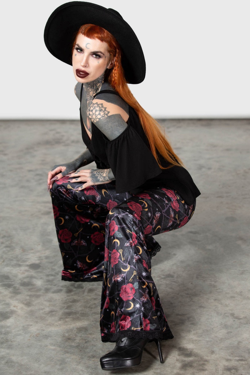 Killstar Glinda Flares Negros | 85762-UFYO