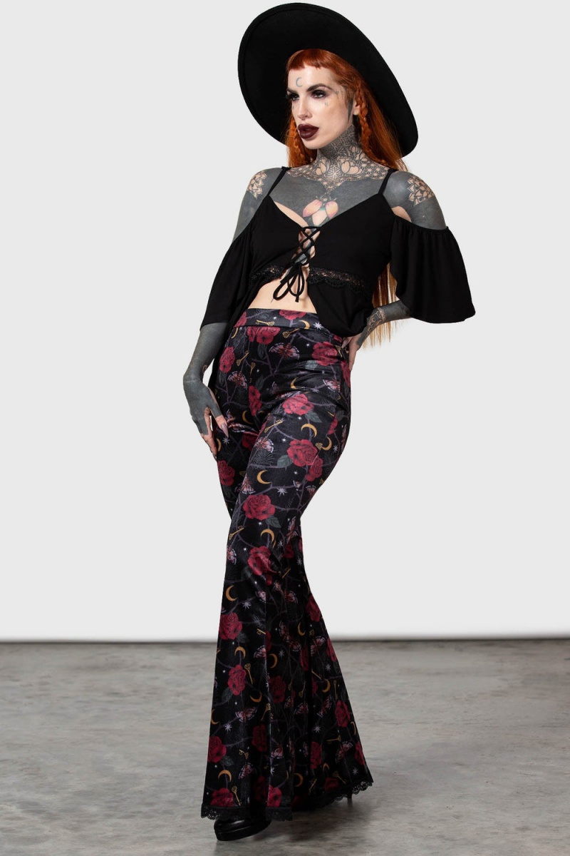Killstar Glinda Flares Negros | 85762-UFYO