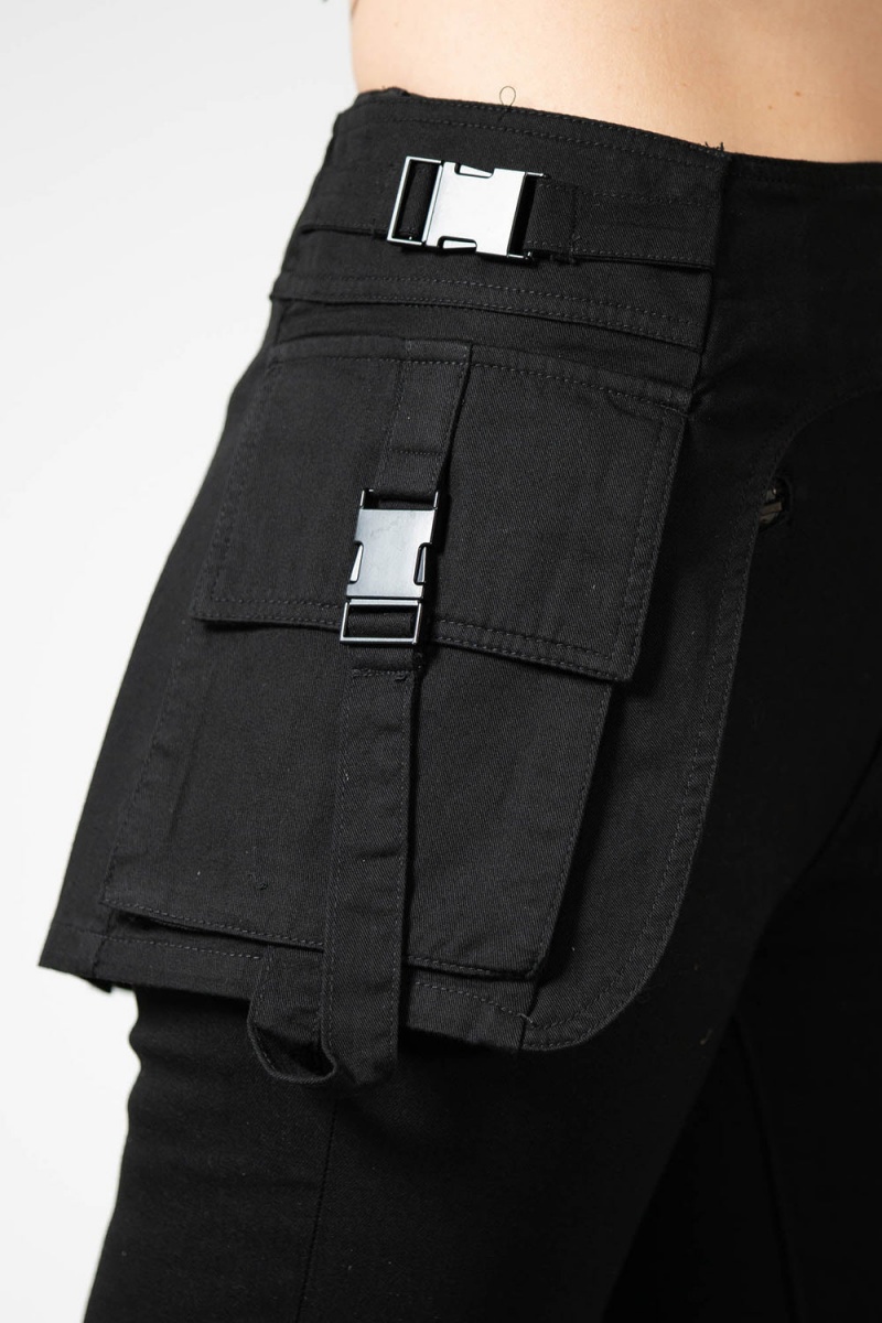 Killstar Glitch Pocket Belt Negros | 79682-NYZC