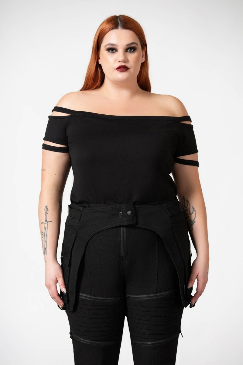 Killstar Glitch Pocket Belt [PLUS] Negros | 49567-OGFU